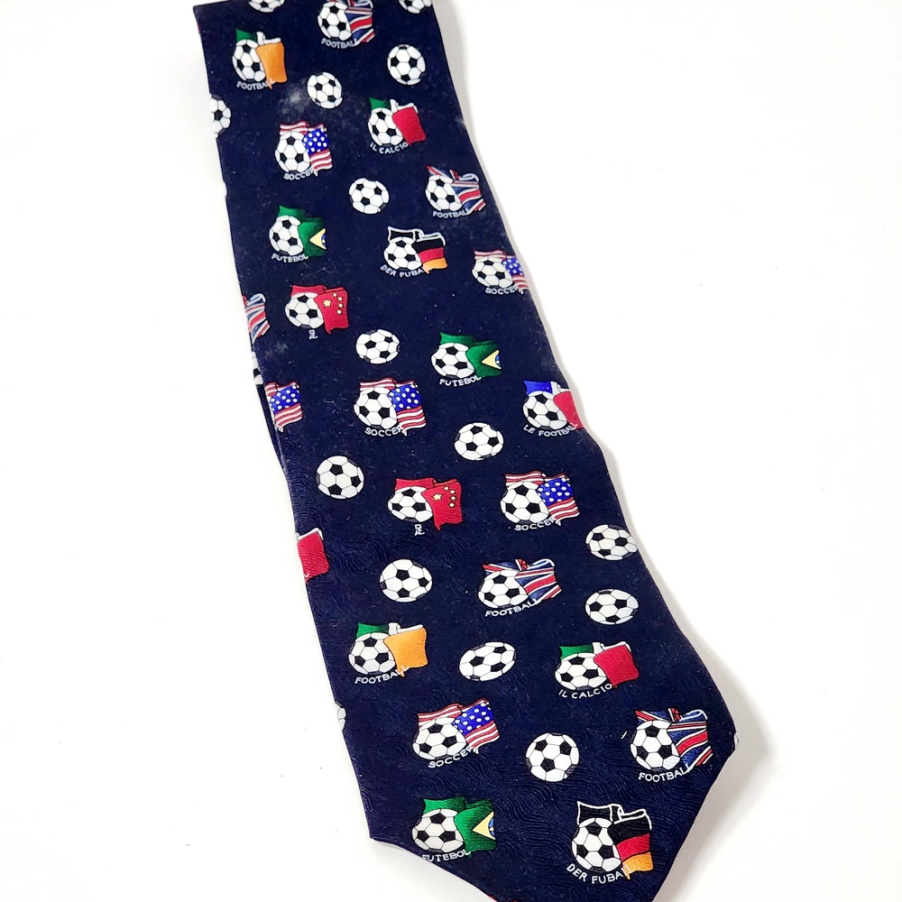 Soccer Aid for UNICEF Coach Silk Tie International FIFA Football Futebol